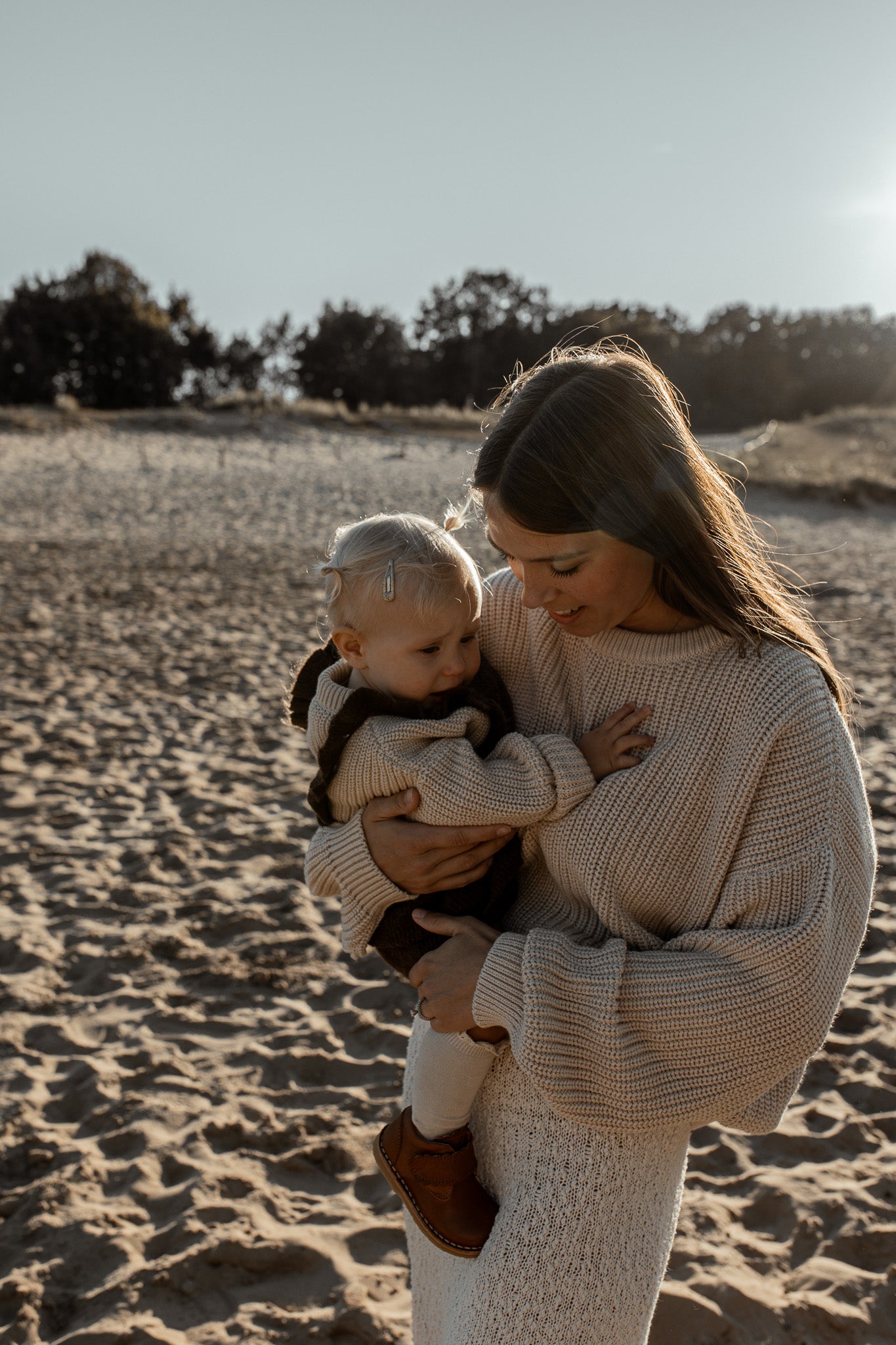 Women Chunky Knit Sweater | Oat