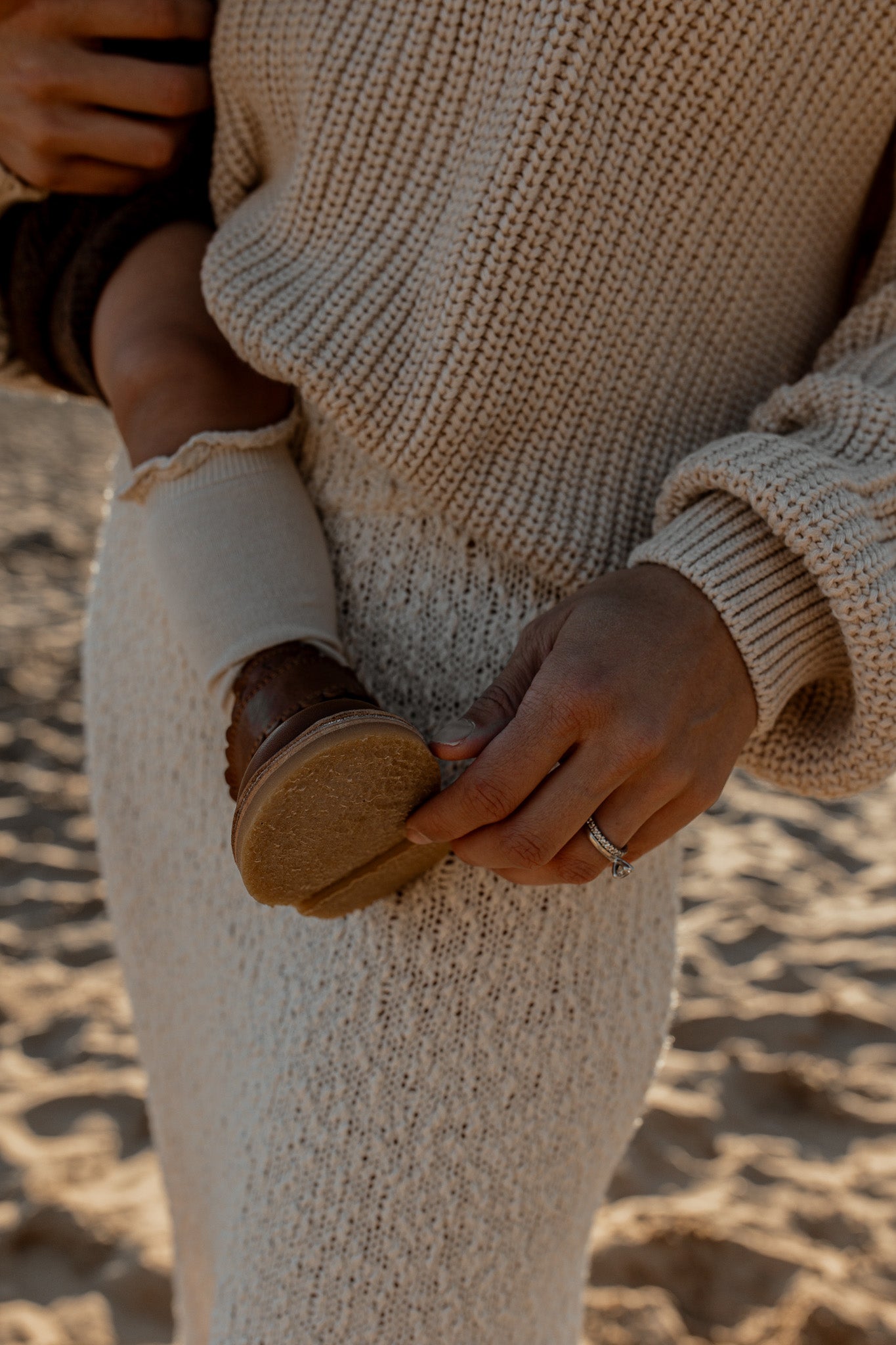 Women Chunky Knit Sweater | Oat