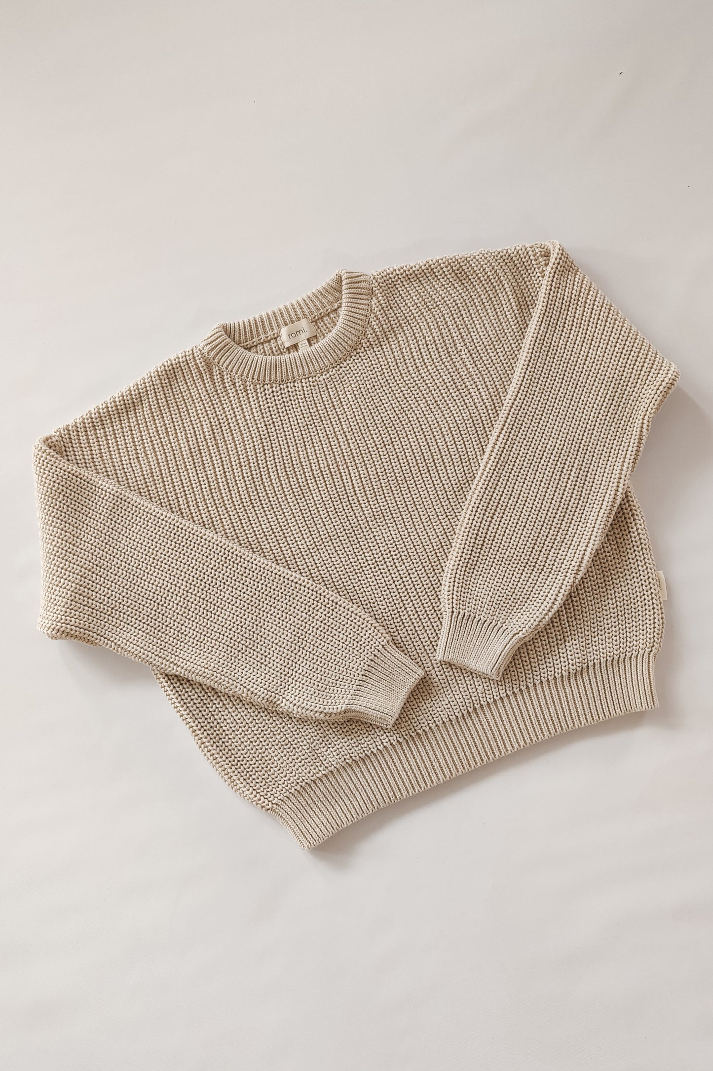 Women Chunky Knit Sweater | Oat